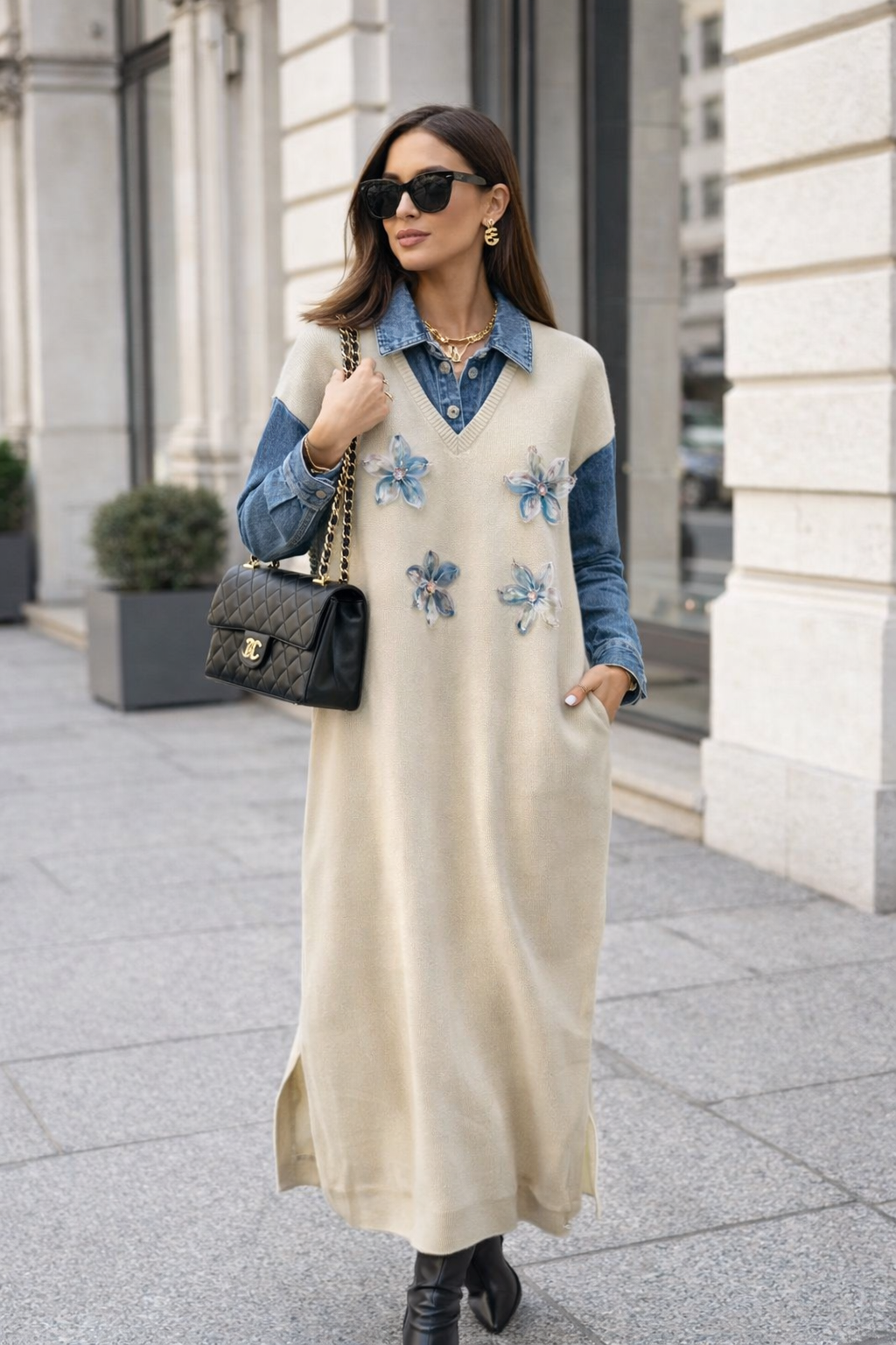 Faline Dress - Offwhite - Image 2