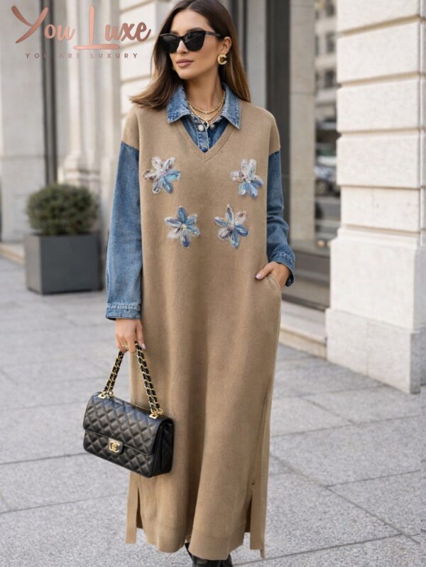 Faline Dress - Beige