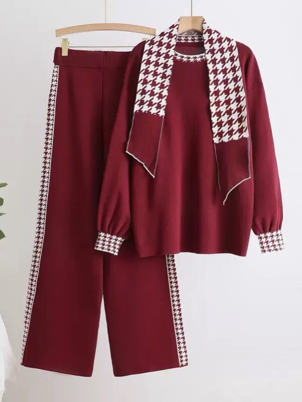 Bonny set with Scarf - Burgundy