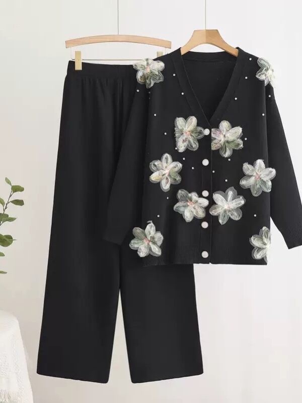 Flora Patch Set - Black