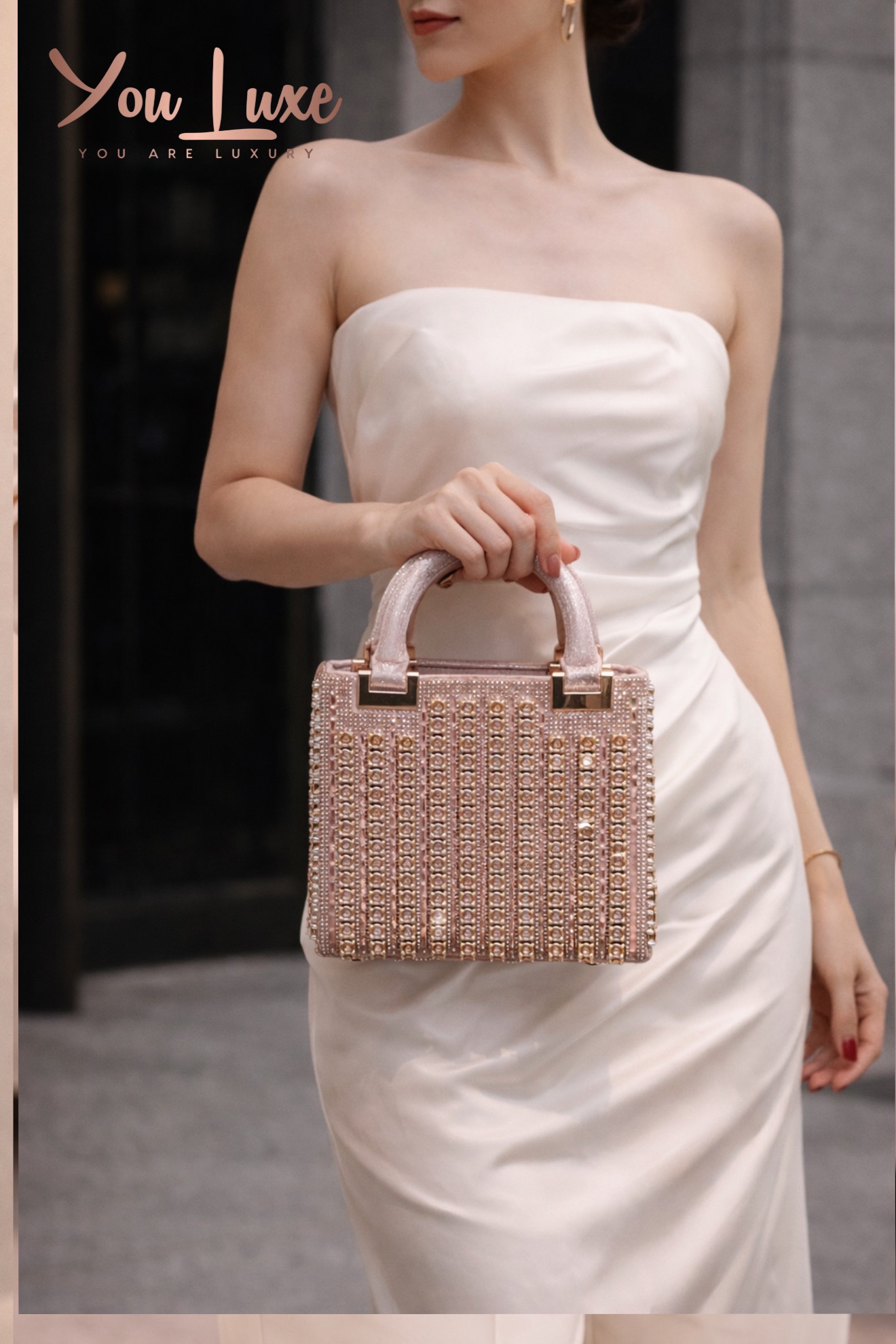 Rhins Luxury Bag - Rose Gold - Image 2