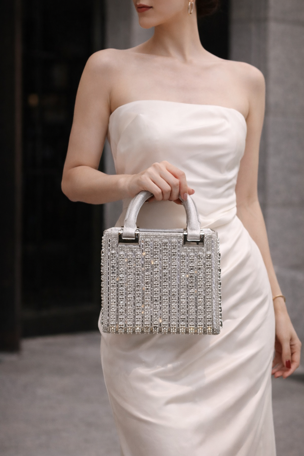 Rhins Luxury Bag - Silver