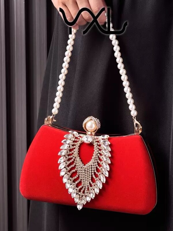 Elsa Evening Purse - Red