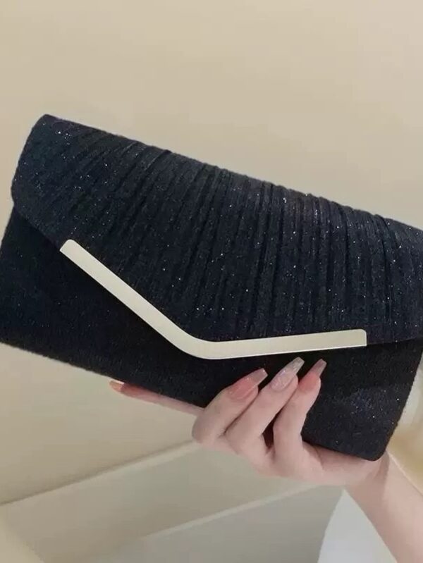 Shimme V purse - Black