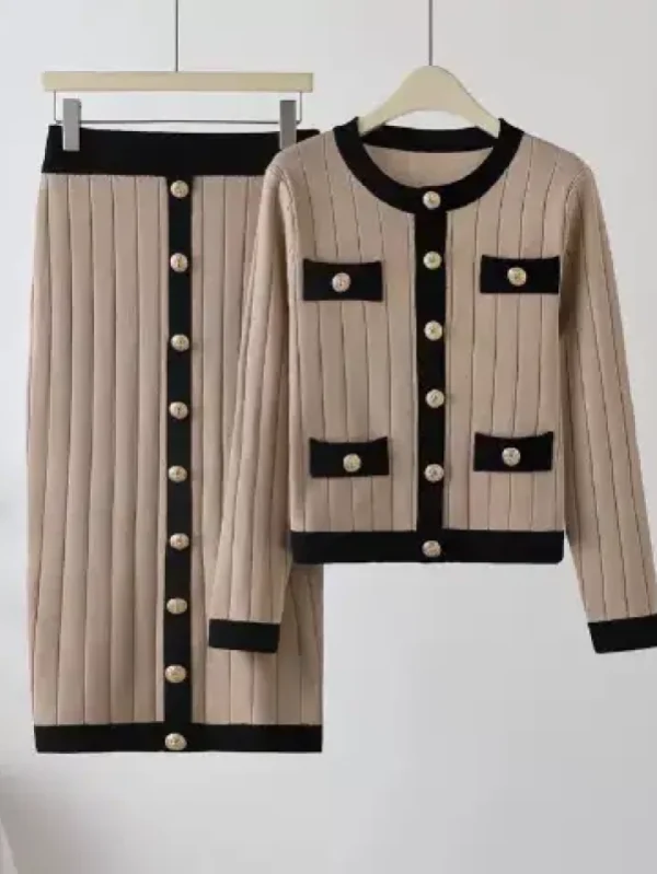 Frenchsue Skirt Set Sweater