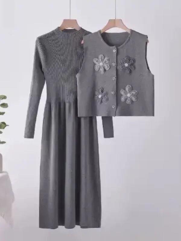 Mage Knitted Dress with Jacket