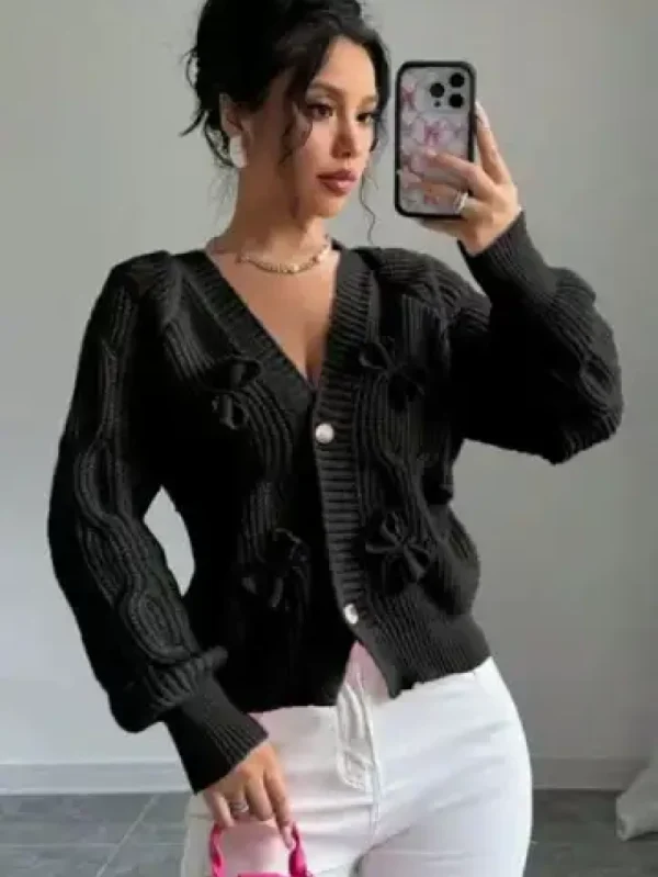 Ribbon Sweater Top