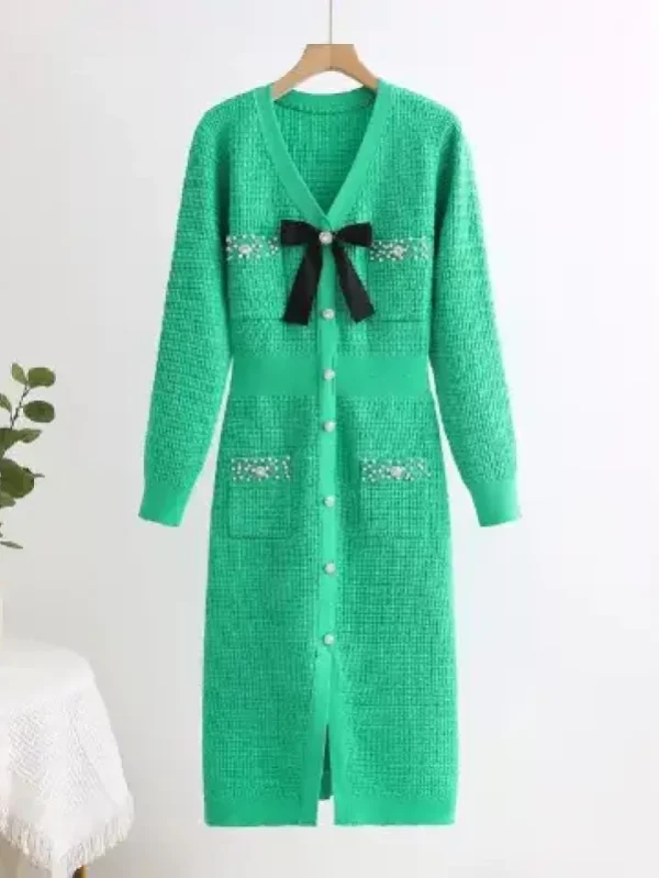 V- Chanel Bow Dress
